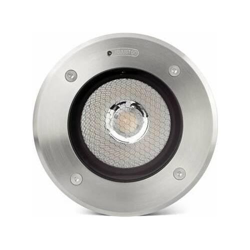 Einbauleuchte GEISER 180 LED 12,5W 3000K IP67 Aluminium Edelstahl satiniert L:17cm H:19.5cm Ø17cm