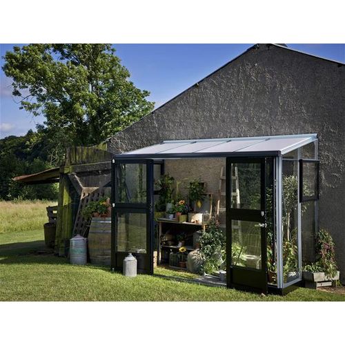 Gewächshaus Juliana Veranda 4,4 m² Alu / 3mm Sicherheitsglas