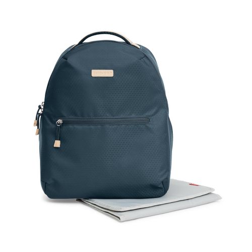 Skip Hop Go Envi Wickelrucksack, grau-blau