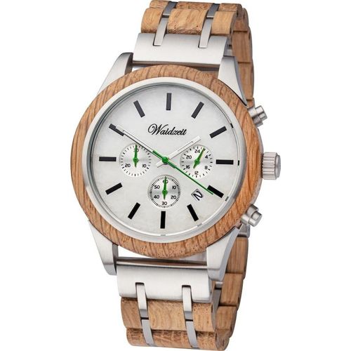 Waidzeit Herrenarmbanduhr SK01 Chronograph Grüner Panther