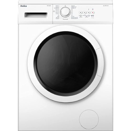 Amica WA 462 020 Freistehende Waschmaschine, Frontlader, Weiß, , Schleuder, 1000 U/min, 6 kg Fassungsvermögen, 74 kWh/100 Zyklen, 43 Liter/Zyklus, 54 dB Waschlautstärke, 59,5 cm Breite, Startzeitvorwahl