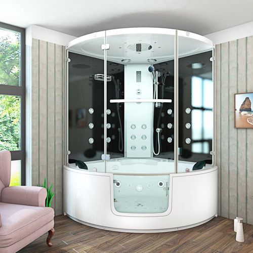 Dampfdusche Whirlpool Dusche Duschkabine K60-SW-EH 140x140cm