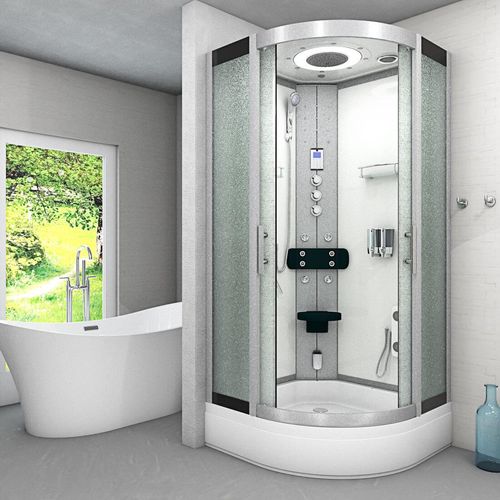 Dampfdusche Dusche Duschkabine D58-60M3 Duschtempel Sauna 100x100 cm