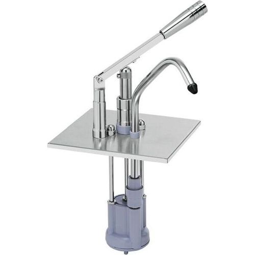 Hebel-Dosierspender, 1/6 Gn, Edelstahl 18/10.