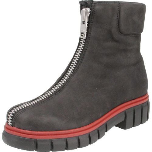 Maca Kitzbühel 2905 - Damen Schuhe Stiefel - grey-nubuk-red, Größe:37 EU