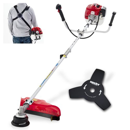 HECHT 152 BTS Freischneider Benzin | mit Tragegurt | 25,5 und 43 cm Schnittkreis | 2 PS | 51,7cm³