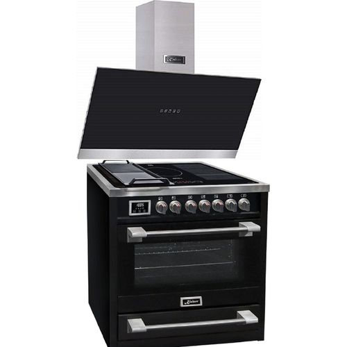 Kaiser HC 93691 IS Elektro Standherd 90 cm + Dunstabzugshaube AT 9440 ECO 90 cm