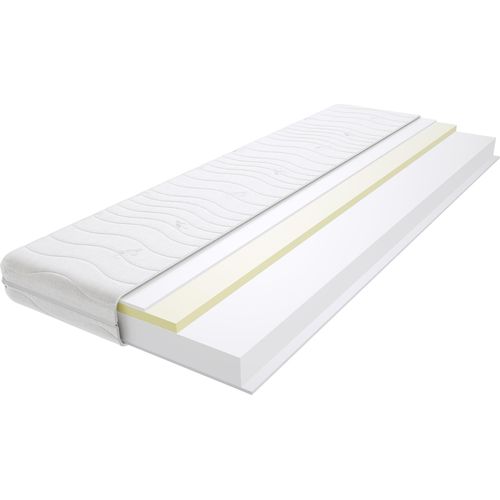 Schaumstoff Matratze 120x185 cm Doppelmatratze, H3 Mittelfest Komfortschaummatratze 11 cm Hoch Visco Memory mit Klimafaser, Hypoallergen, HR-Schaum, Wendematratze, Gesteppter & Abnehmbarer Bezug Tivoli