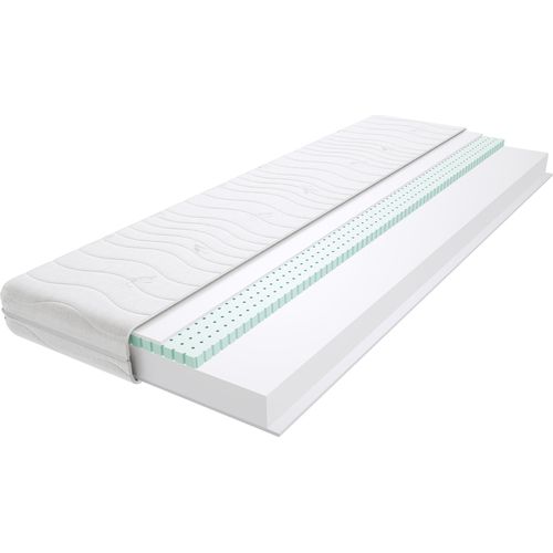 Schaumstoff Matratze 105x150 cm Doppelmatratze, H3 Mittelfest Komfortschaummatratze 11 cm Hoch Latex mit Klimafaser, Hypoallergen, HR-Schaum, Wendematratze, Gesteppter & Abnehmbarer Bezug Tago
