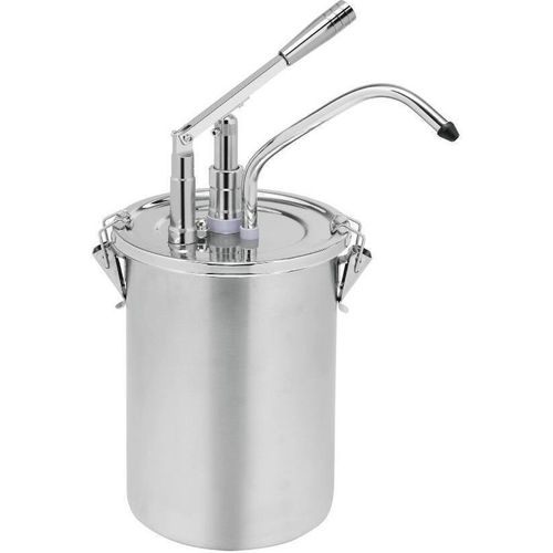 Hebel-Dosierspender 5 Liter, Edelstahl 18/10