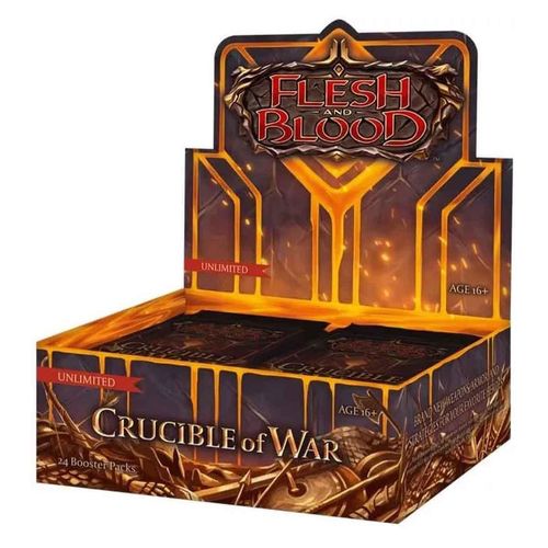 Fleisch und Blut TCG: Tiegel des Krieges Unlimited Booster Box (24 Packungen)
