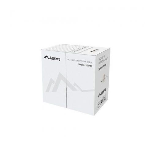 Lanberg LCU5-12CU-0305-BK Netzwerkkabel Schwarz 305 m Cat5e U/UTP (UTP) (LCU5-12CU-0305-BK)