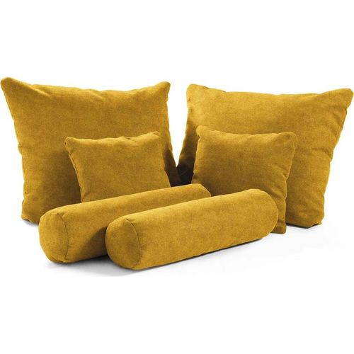 Kissen-Set 6-teilig Uran Senf