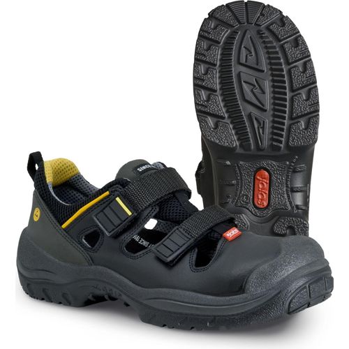 Sicherheitssandale JALAS 3108 MONZA GRIP | 1 Paar schwarz, S1 P SRB HRO, Gr. 47