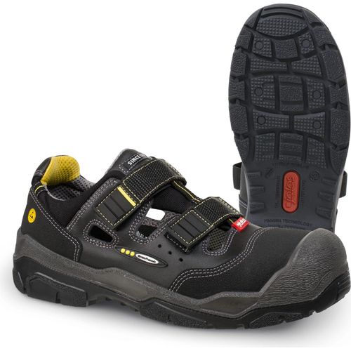 Sicherheitssandale JALAS 1518 Antislip + | 1 Paar schwarz, S1 SRC P HRO, Gr. 39