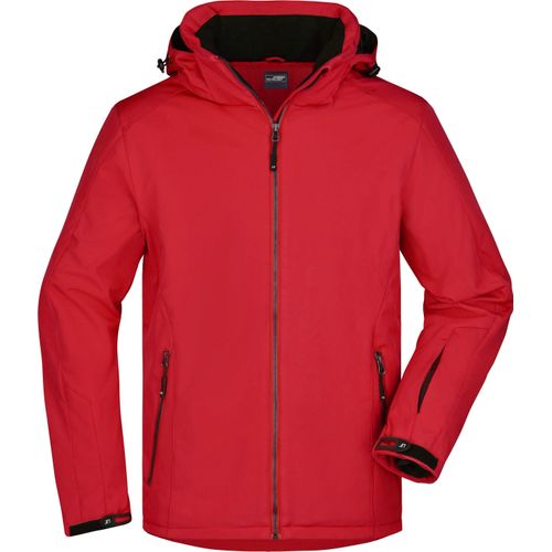 James & Nicholson Herren Wintersport Softshell Jacke Softshell-Jacke JN1054 red XL