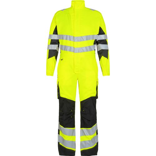 F. Engel Safety Light Overall, Gelb/Schwarz, Gr. 3XL