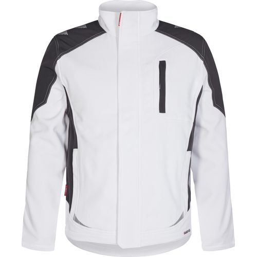 F. Engel Galaxy Softshelljacke, Weiss/Anthrazit Grau, Gr. 5XL