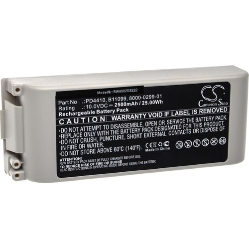 vhbw Akku kompatibel mit ZOLL 8000-0299-01, AED Pro Defibrillator, 8000-0299-10, E-Serie, Defibrillator NTP2 Medizintechnik (2500 mAh, 10 V, AGM)