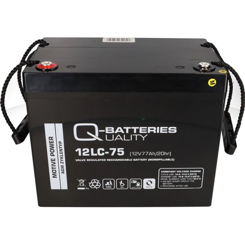 Blei Akku kompatibel Weidezaun 12V 75Ah 12LC-75 M6 QB