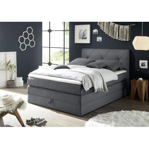 Boxspringbett 120x200cm mit Bettkasten- Caly 2 – H2-H3-H4 bis 130 KG inkl. Aufbauservice