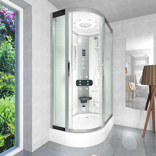 Dusche Duschkabine D60-70M3L Duschtempel Sauna 120x80 cm