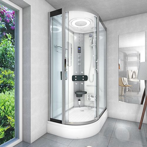 Duschkabine Komplettdusche Fertigdusche Dusche D60-70T1L 120x80 cm