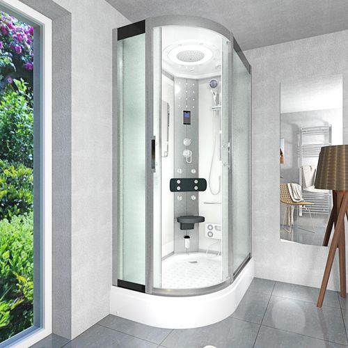 Dusche Duschkabine D60-70M2L-EC Duschtempel Sauna 120x80 cm