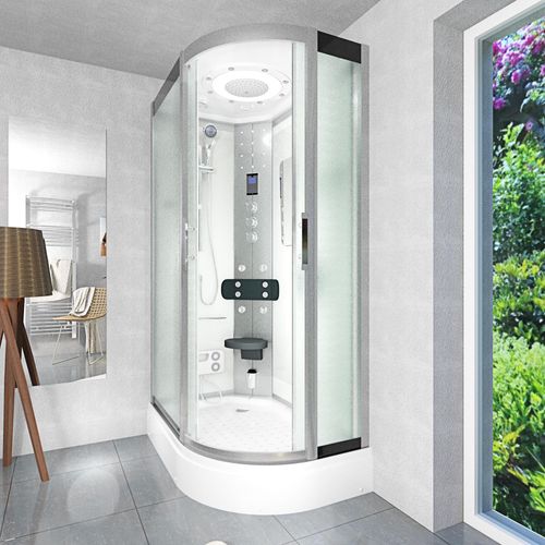 Dusche Duschkabine D60-70M3R Duschtempel Sauna 80x120 cm