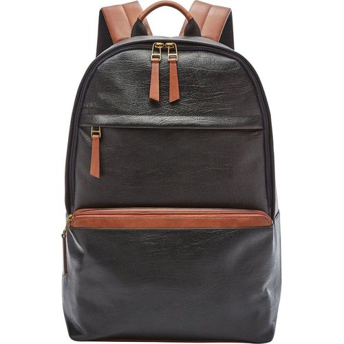 FOSSIL Freizeitrucksack Rucksack mit Laptopfach Evan Backpack Black schwarz