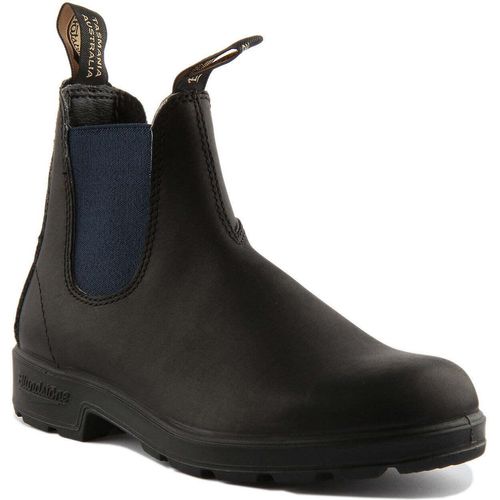 Blundstone 1917 Leder Schlupf Auf Chelsea Stiefel Schwarz Blau – 8,5 UK – 42,5 EU – 9,5 M/11,5 F US / Schwarz Blau