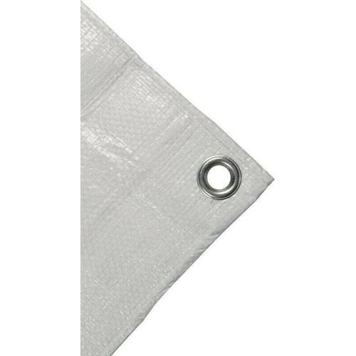 3m x 5m (8 Stück) Abdeckplane Gewebeplane 140 g/m² weiß-transluzent PE-Plane