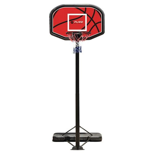 Pure2improve Verstellbarer Basketballkorb Schwarz Schwarz One Size