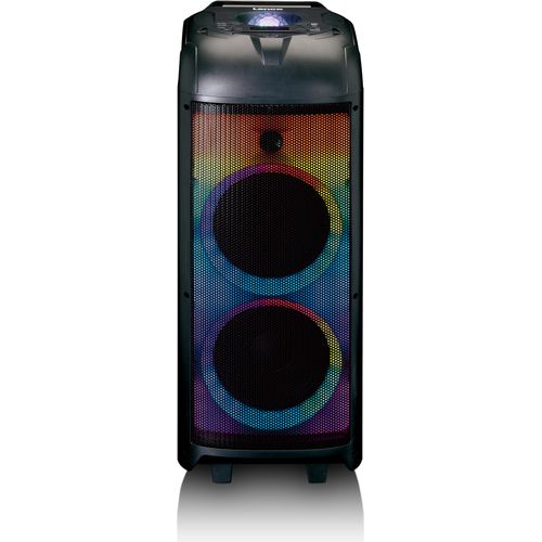 Lenco - PA-260BK - PA-Anlage mit kompletter LED-Frontbeleuchtung