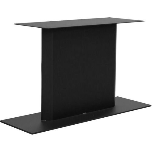 Tischgestell Luxor 120x40x72 Mittelfuß Schwarz