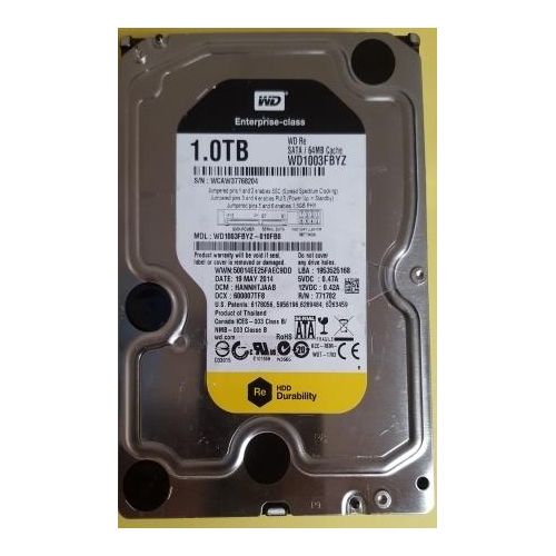 Western Digital WD1003FBYZ 1TB, SATA 3,5
