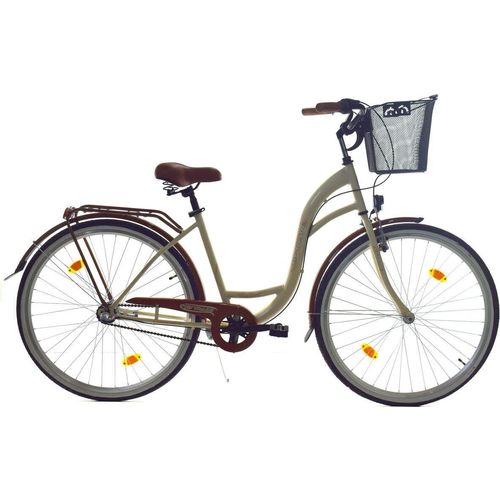 28 Zoll Mädchen Damen City Fahrrad Rad Bike 3 GANG NEXUS Reflex Beige