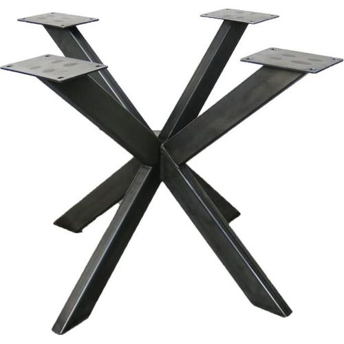 Tischgestell Spider Slim 140x80x72 Eisen Roh