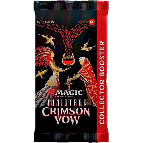 Wizards Of The Coast Collector Booster Display 12 Englisch Decks Innistrad Crimson Vow Magic Karten Sammelkarten Rot English Rot English