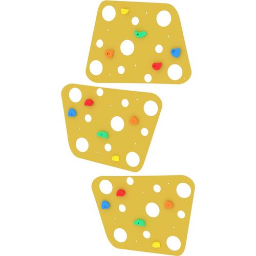 Kletterwand Indoor Cheesy für Kinder mit Griffe | Klettergerüst Kinderzimmer