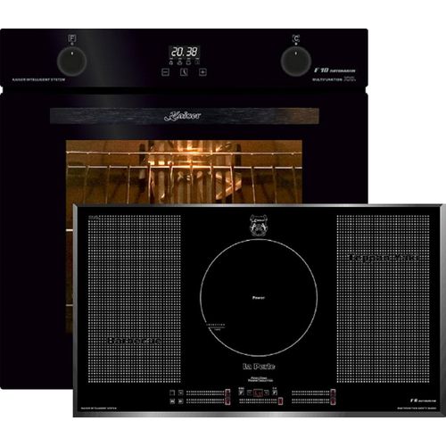 Kaiser Küchengeräte Induktions Herd-Set EH 6367 Elektro Backofen, Autark, 79L+KCT 97 FI La Perle Induktionskochfeld 90cm