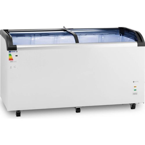 Royal Catering Gefriertruhe - 445 L - - Glastüren