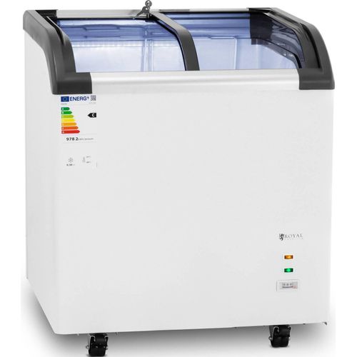 Royal Catering Gefriertruhe - 180 L - - Glastüren