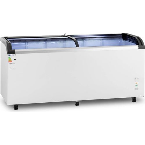 Royal Catering Gefriertruhe - 545 L - - Glastüren