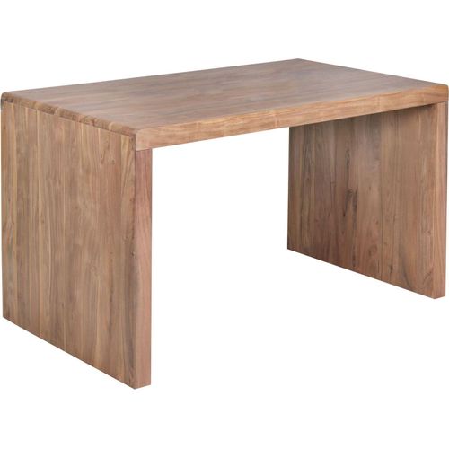 Schreibtisch BOHA Massiv-Holz Akazie Computertisch 160 cm breit Echtholz Design Ablage Büro-Tisch Landhaus-Stil