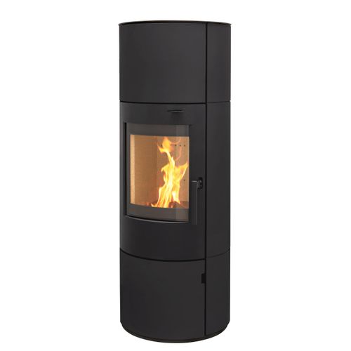 Thermia Kaminofen München XL Stahl schwarz 7Kw