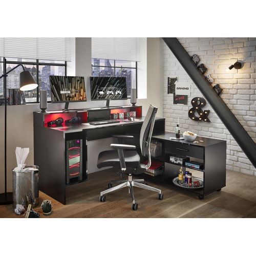 Schreibtisch Gamingdesk Computertisch Gamingtisch Zockertisch Tisch 