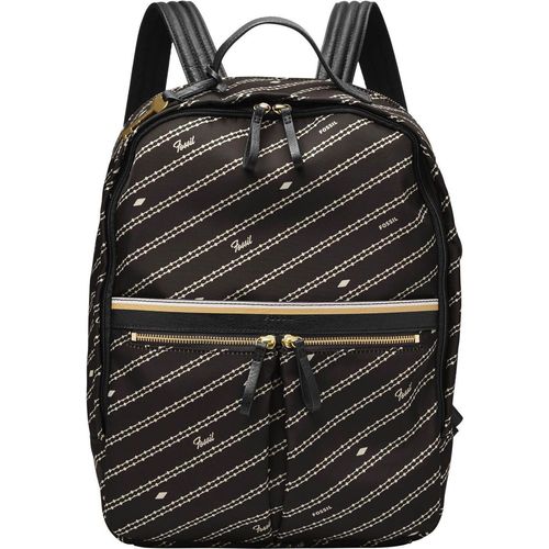 FOSSIL Freizeitrucksack Rucksack Tess Backpack Black / Bone schwarz
