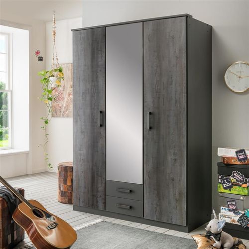 Kleiderschrank Drehtürenschrank Holzschrank Schrank Schlafzimmer 