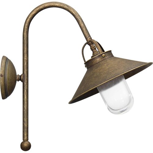 Flexibler Strahler STIPA in Shabby Weiß L:62,5cm Metall Industrie Spot Lampe